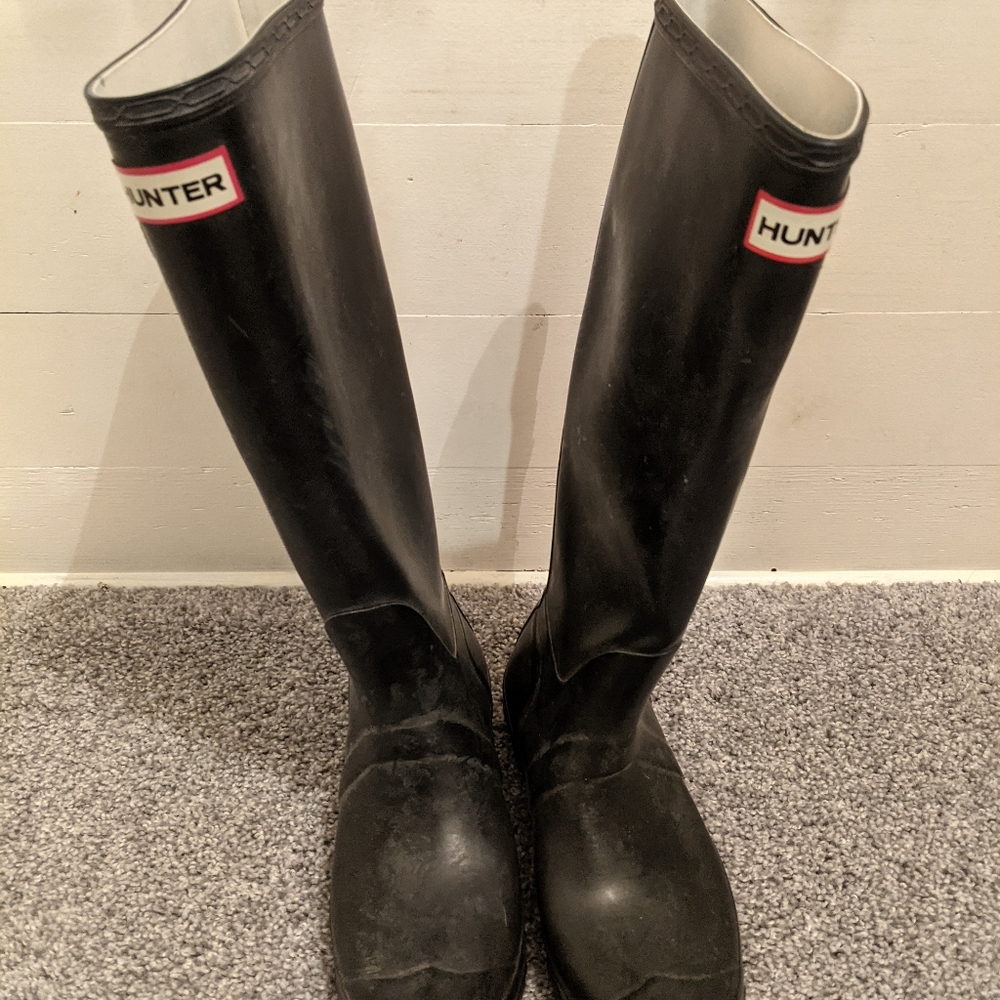 Hunter boots sz 6